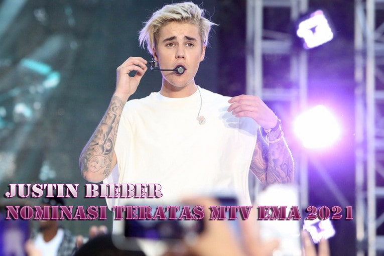 Justin Bieber Raih 8 Nominasi MTV EMA 2021